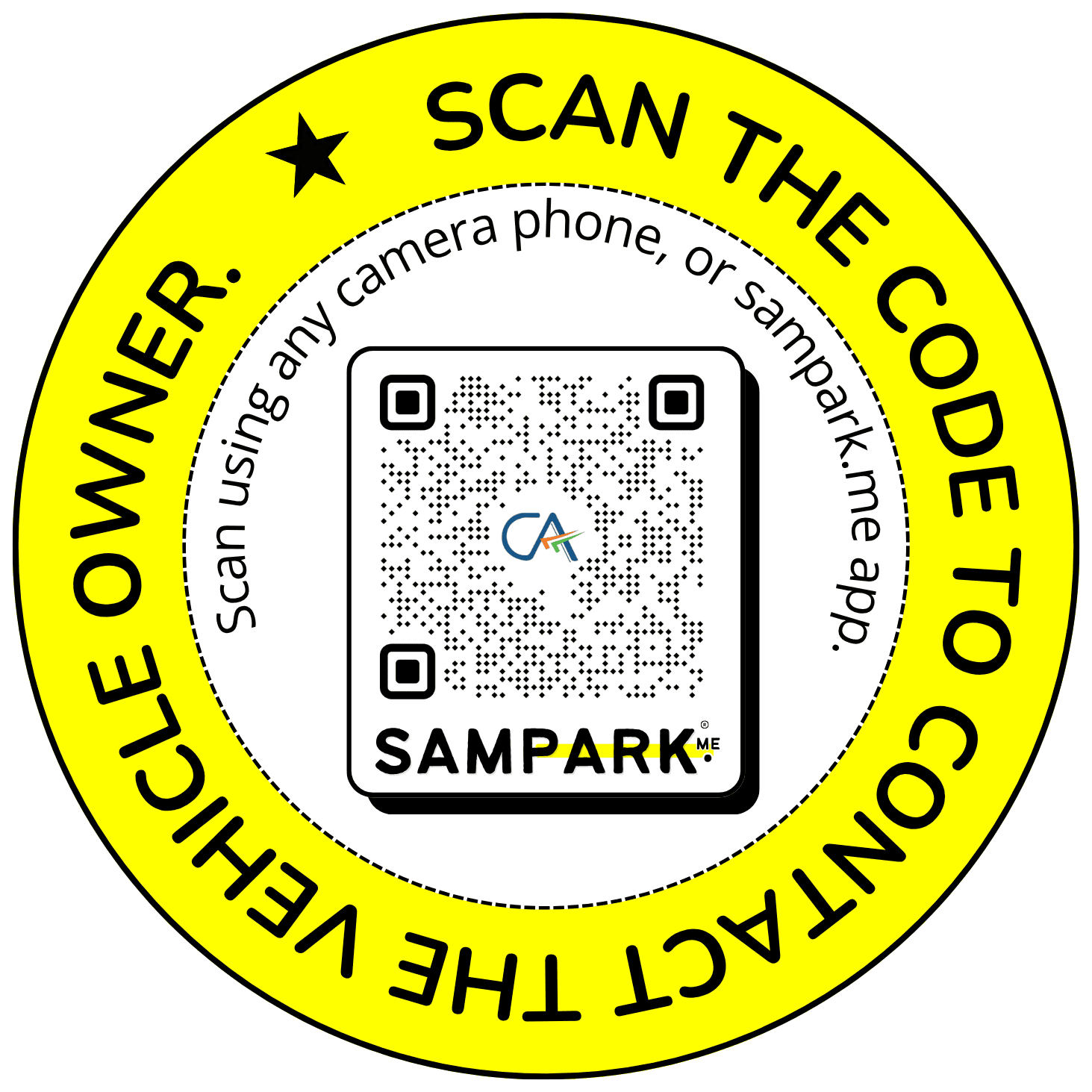 Professional Sampark tag