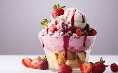 Ice cream dry fruits