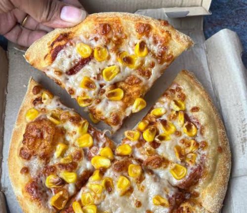 Corn masala pizza ( spicy)