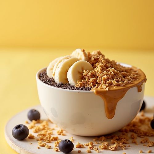 Peanut butter banana bowl 