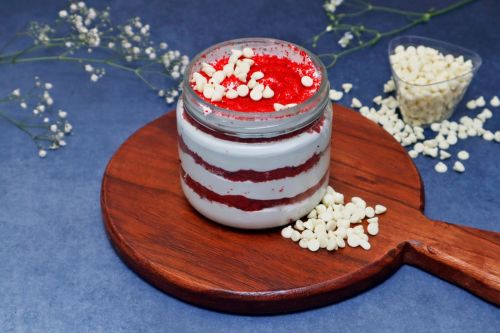 Red velvet Jar Cake