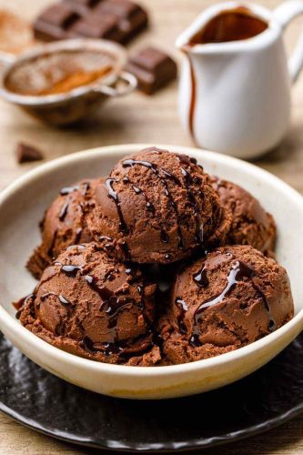 Chocolate ice-cream 