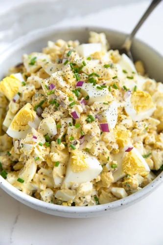 Butter garlic egg salad