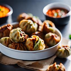 veg fried momos