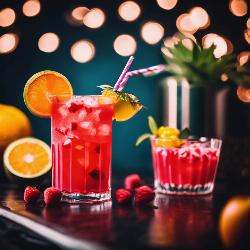 fruit punch mocktail 