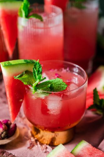 Watermelon rose cooler 