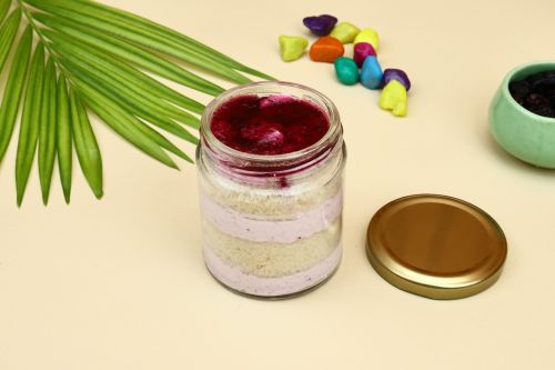 Blueberry Jar Cake