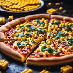 sweet corn pizza 