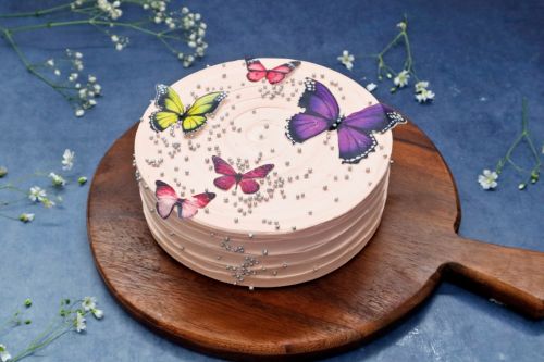 Luscious Butterfly Cake