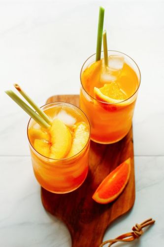 Peach iced tea