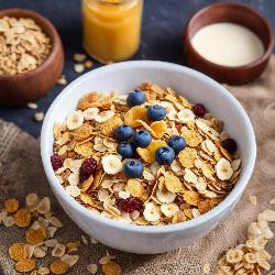 Muesli with CurdMilkHoney