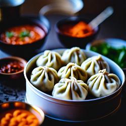 veg steam momos