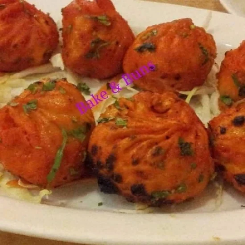 Chicken Tandoori Momos(5pcs, no soup)
