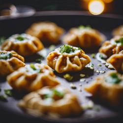 paneer momos fried