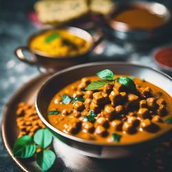 soya chap butter masala