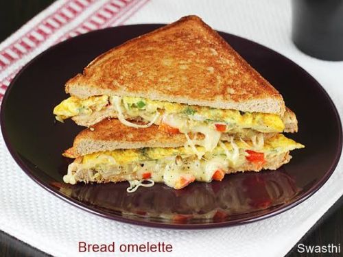 Bread omlette