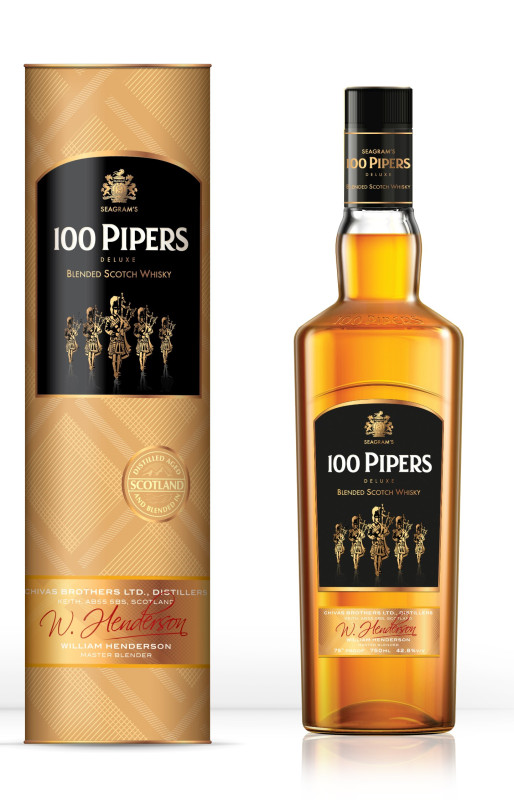 100 PIPERS 8Y Q 750ml