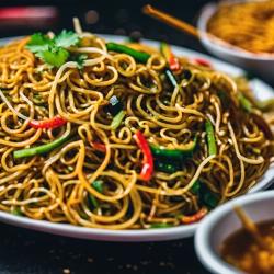 veg singapori chowmein