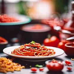 red sauce pasta