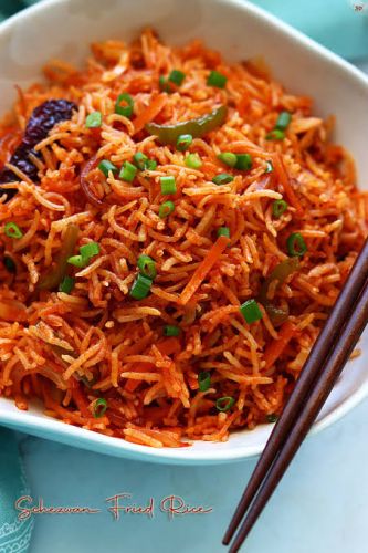 Veg Schezwan fried rice