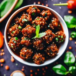veg manchurian dry