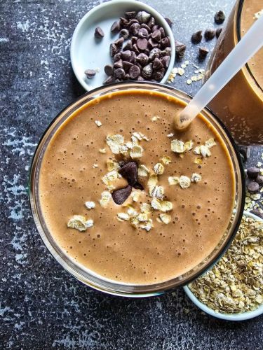 Chocolate oats smoothie 