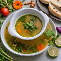 Veg clear soup 