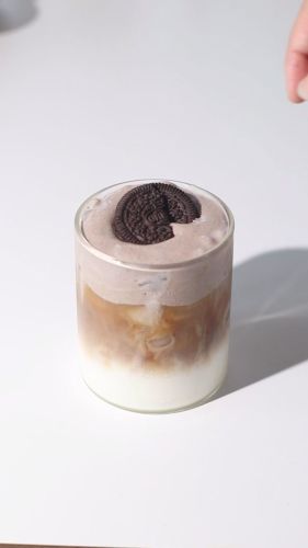 Oreo ice latte 