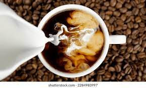 Roasted Coffee with Milk  Cream