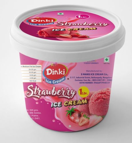 Strawberry 1ltr Container 