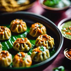 gravy paneer momos