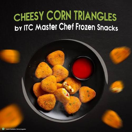 Cheese corn triangle