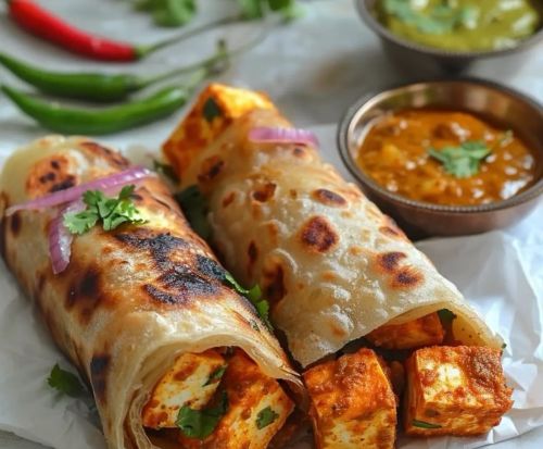 Thrice roll paneer#cheese#patty
