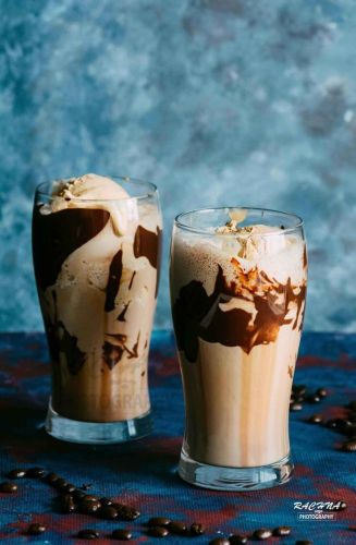 cold coffee with icecream