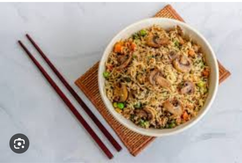 Chinese Frid Rice with masroom 