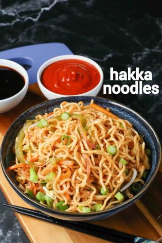 Veg hakka noodles