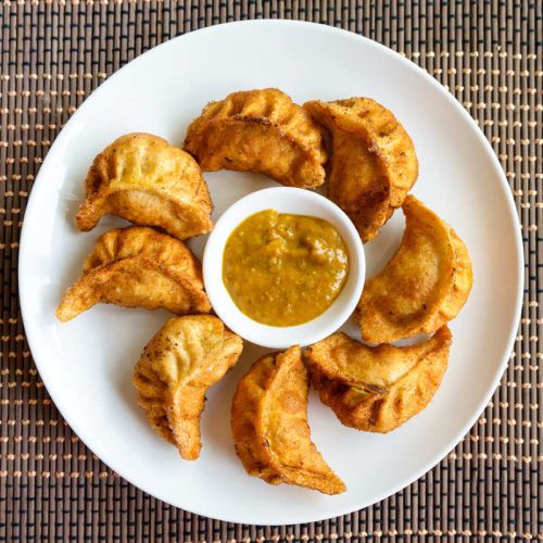 Chicken fried momos