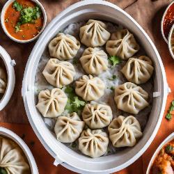 Veg Momos 8 pcs