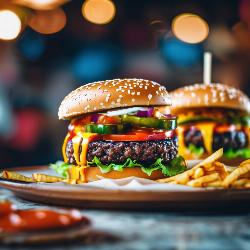 double tikki burger 