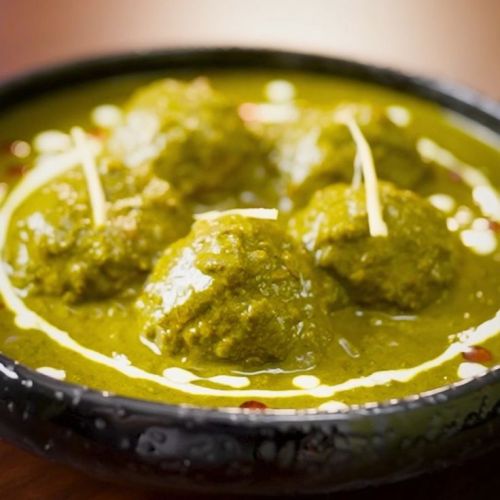 Palak paneer kofta 