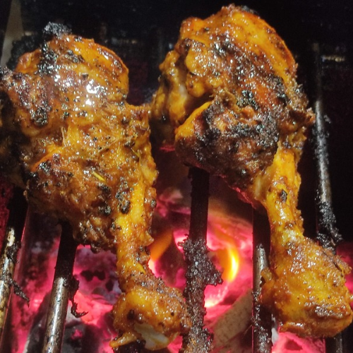 BBQ Chicken Drumstick (Charcoal,smokey)