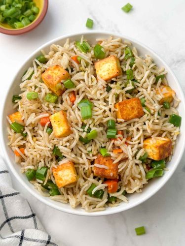 Paneer fried rice 