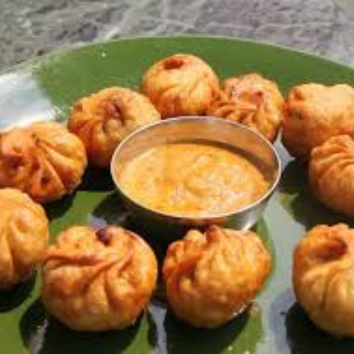 Chicken Fried Momos(5pcs, no soup)