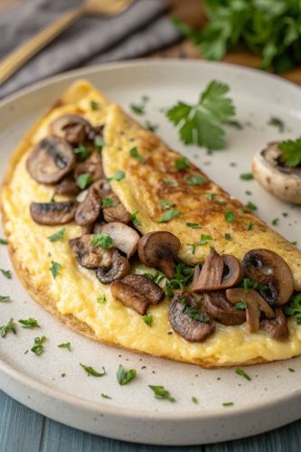Mushroom omlette 