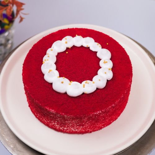 Crimson Cloud Red Velvet Cake