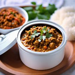 chicken keema dal 