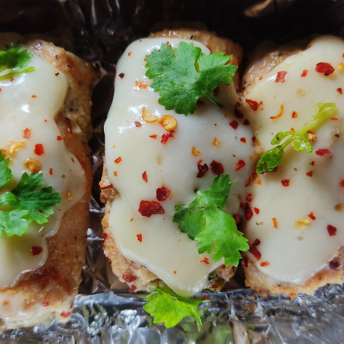 Cheese Filled Malai Kebab(2pcs)