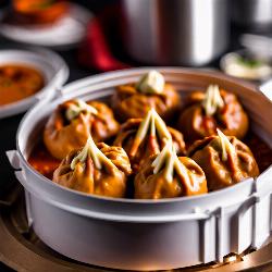 Butter Chicken Momos (4 pcs)