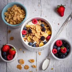Mixed Fruit Muesli Curd