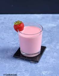 Roohafza milk shake